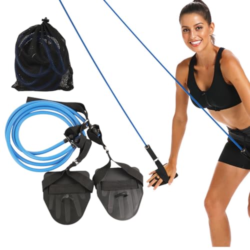 Proberos® Fitness Resistance Band with Paddles 40lbs Adults Swimmer's Arm