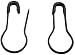 1000pcs 0.8" Metal Gourd Pin/Bulb Pin/ safety Pins/Clothing Tag Pins Bulb Pin/Calabash Pin Bead Needle Pins DIY Home Accessories (1000pcs black)
