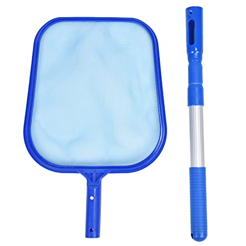 Kit de limpeza de piscina, rede de escumadeira de piscina para ancinho de folhas, suprimentos para l