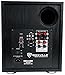 Rockville Rock Shaker 6.5 Black 200W Peak/100W RMS Powered Home Theater Subwoofer, Class-D, Adjustable Crossover, 20Hz-200Hz, Compact Design, for Movies and Music
