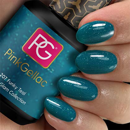 Pink Gellac Gel Nagellak Kleur 207 Funky Teal