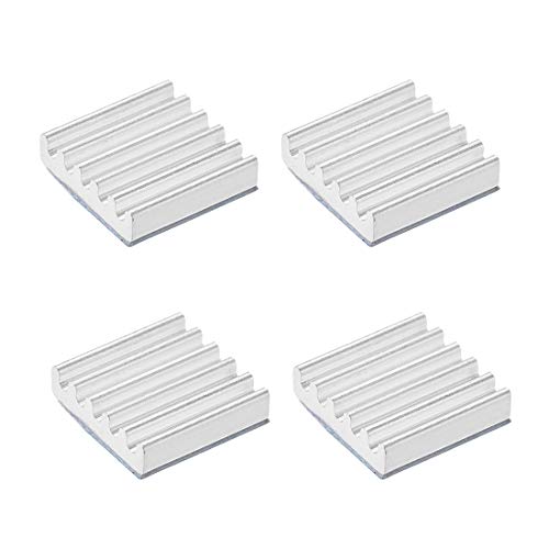 40x40mm White Aluminum Heatsink Radiator Cooler