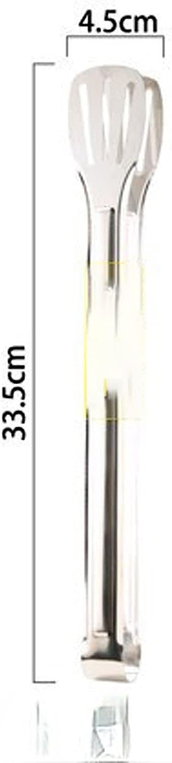 Utensilios de Cocina de Acero Inoxidable para cocinar Alimentos, Pinzas Anti-Calor para Pan, bufés, repostería y postres.