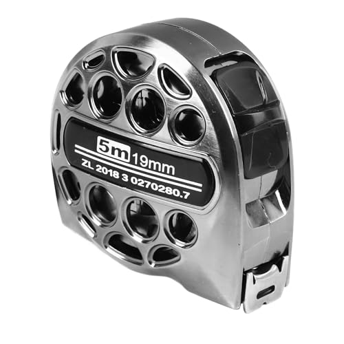 Cinta Métrica de Acero Inoxidable Retráctil 5 m miniatura 4