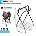 HDYEGY 2 Pack Saddle Rack Portable Folding Horse Saddle Stand for English and Western Saddles,28
