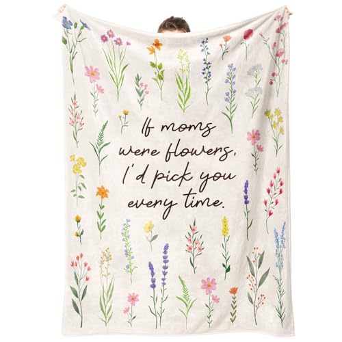 Afterprints Gifts for Mom Blanket, Mothers Day, Birthday Gift for Mom, Mother Gifts from Daughter...