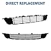 Perfit Liner Front Bumper Lower Grille Grill Compatible With 2009 2010 TOYOTA Corolla Direct Replacement Parts Primed Black TO1036111 5311202120