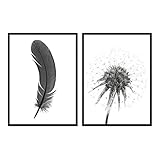 MDF-BILDERRAHMEN 30x40 cm im MODERNEN STIL, Schwarz, Schlicht, Breite der Leiste: 1,4 cm, mit bruchsicherer ACRYLGLAS-SCHEIBE