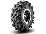 SuperATV Intimidator UTV/ATV Mud Tire for RZR, X3, General, Maverick, Ranger, Rock & All Terrain UTV Mud Tire | 32x10-14 | 2' Tread Depth | 6 Ply Ratings