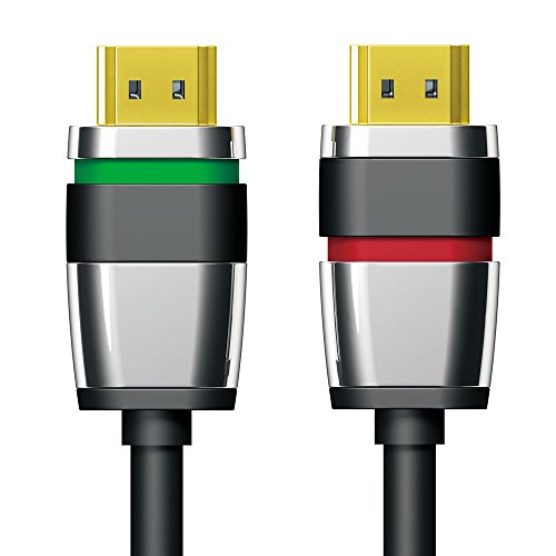 PureLink Ultimate ULS1000-030 - High Speed HDMI Kabel Ethernet + Sicherheitsverschluss (2.0 komp., 4K + 3D) - 3,0 Meter, schwarz