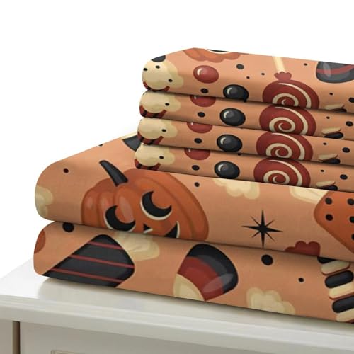 Parure de lit Halloween 140x200cm housse de couette imprimée 3D