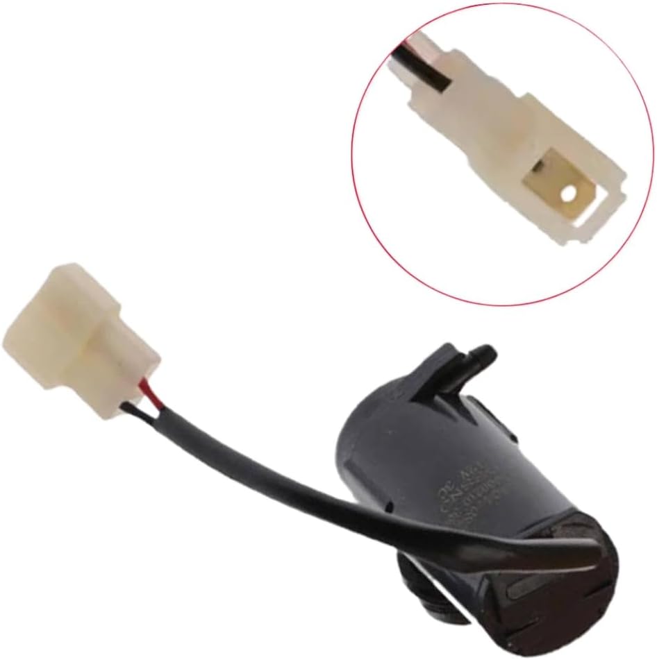 Windshield Washer Pump Motor 12V Compatible With Universal Vehicle Windscreen Cleaning Tank Windshield Wiper Washer Pump With Wire