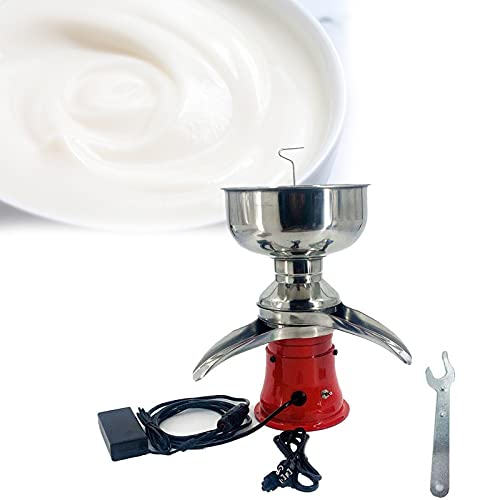Separador de batido de 50 l/h, Separador centrífugo eléctrico de Crema de Leche Fresca para Leche de Vaca de Cabra, máquina de Crema centrífuga de Cocina