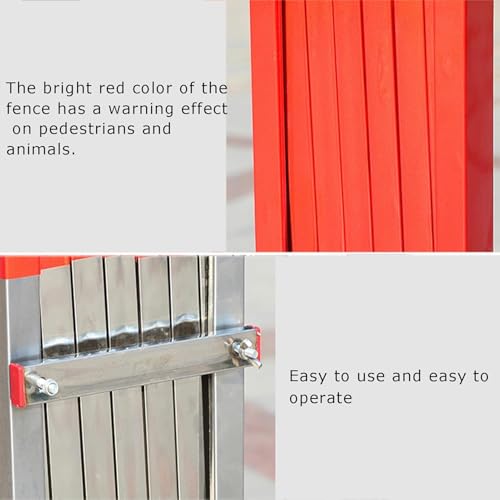Barrière de circulation portable de 5m extensible pour sécuriser les routes - 4