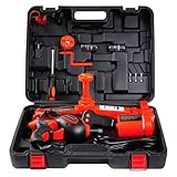 STANDTALL Electric Car Jack Set 3 Ton All-in-one Automatic 12V Electric Scissor Jack for Cars Tire Change Replacement