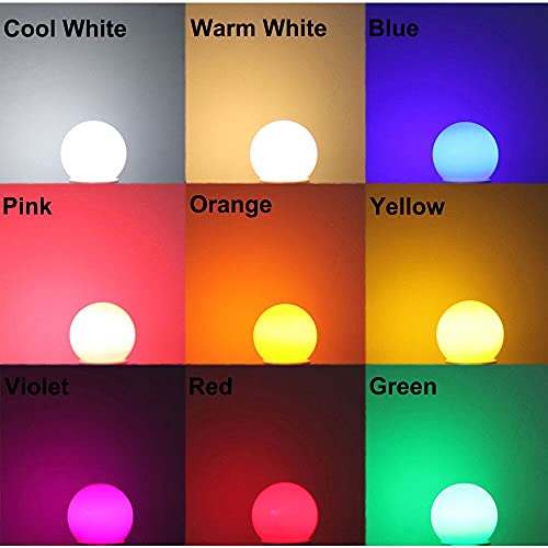 ZFQ 8 Pack B22 Bayonet Colored LED Light Bulbs 2W G45 Golf Ball Mini Globe Bulb Lighting Bulbs,Blue for Outdoor Indoor String Patio Garden Party Christmas - Image 4