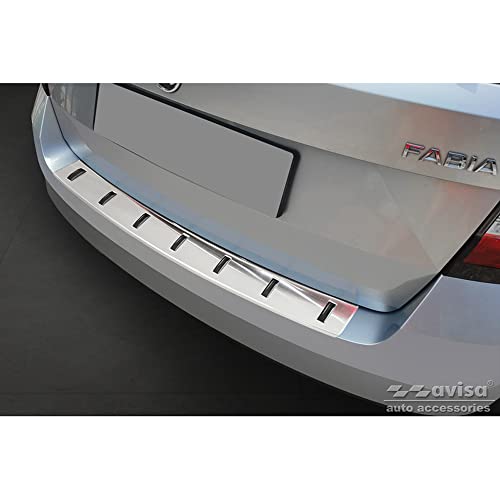 Seuil de coffre inox Skoda Fabia III Combi 2014-2018 Avisa Strong