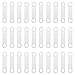 DOITOOL Hanger Grip Strip 50PCS Clear Non- Slip Rubber Clothes Hanger Grips, Clothing Hanger Strips Windproof Silicone Clothes Hanging Accessories Hanging Clothes Gripper