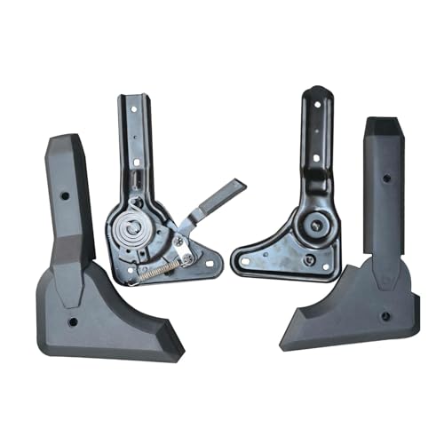 koolsoo チェア アジャスター いす 背もたれ 角度調整 アクセサリー アクセサリー 取り付け 替え オフィスチェア パーツ 180度 リクライニングシート デスクチェア PCゲーミングチェア 調節家具用金具, 180度