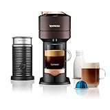Nespresso Vertuo Next Premium Automatic Pod coffee machine for Americano, Decaf, Espresso by Magimix in Rich Brown
