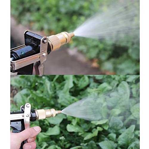 LAFILLETTE High Pressure Brass Hose Nozzle Adjustable Water Spray gun for car Motorbike And Vehicle Cleaning, Gardening, Washing
