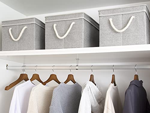 image for StorageWorks 32L Storage Bins with Lids, Decorative Storage Boxes with