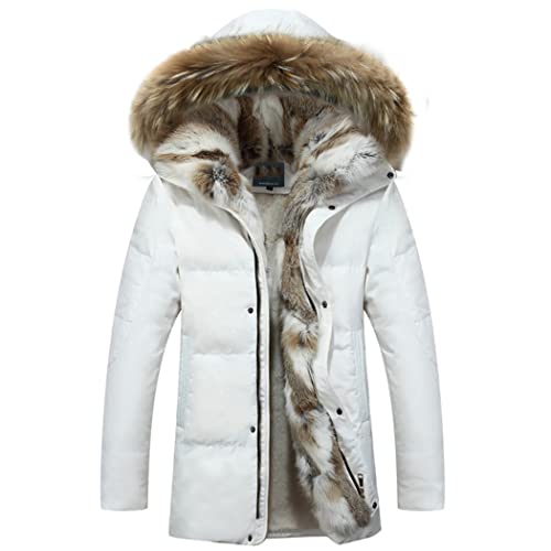 Doudoune chaude et imperméable Haitpant contre le froid hivernal jaune XXXL