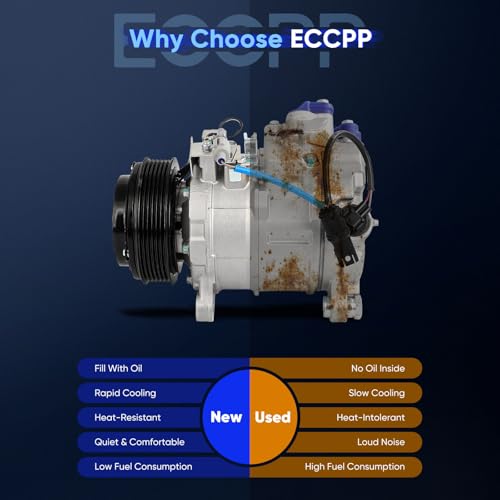 Image of ECCPP AC Compressor 2012-2016 for BMW 228i 328i 428i 528i 2.0L | 2014-2018 for BMW X5 3.0L AC Compressor with Clutch Rapid Cooling