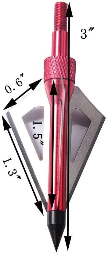 Nema Archery Archery Broadheads Points 100 Grain - Red 1