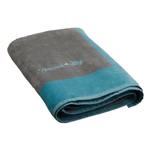 Peacock Alley Soleil Beach Towel, Aqua