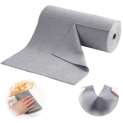 NLONLL 50 Piezas Bayeta Microfibra Paño de Limpieza de Microfibra Paños de Microfibra Rasgable Trapos Reutilizables y Sin Pelusas Microfibra Paños de Limpieza (25 x 25cm)