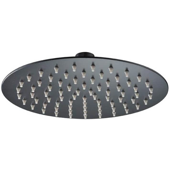 IMEX Runde Duschbrause Edelstahl S316 (25 Cm) – Flach, Für Innen/Außen, 5 Jahre Garantie