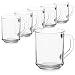 COM-FOUR® 6x Vaso con asa para té y café - Ideal para bebidas calientes, cacao, latte macchiato y cappuccino (06 piezas - 240ml)