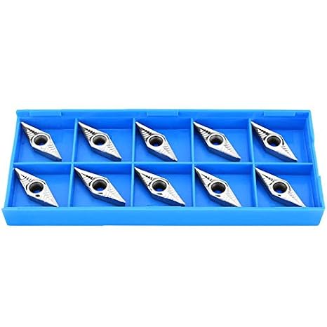 10pcs VCGT160404-AK Carbide Inserts Lathe Turning Tool Insert for Power Tools