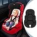 Infant Car Seat Insert, Head, Neck and Body Support Infant Stroller Cushion, Fleece Baby Car Seat Washable Mat for Newborn Toddler, Head Support Baby