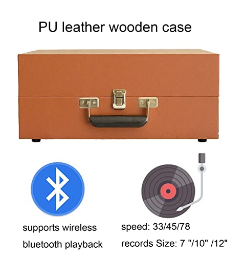 Tourne-disque Bluetooth Valise portable Tourne-disque avec haut-parleurs stéréo Platine à entraînement par courroie à 3… - Les Beatles, Paul McCartney, John Lennon, RIngo Starr, George Harrison Tourne-disque Bluetooth Valise portable Tourne-disque avec haut-parleurs stéréo Platine à entraînement par courroie à 3… – Image 3