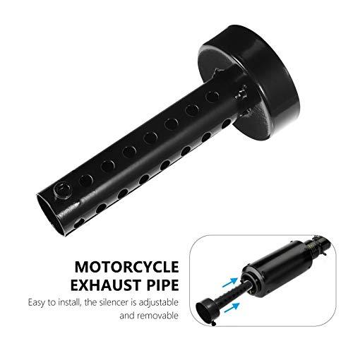 Silenciador de motocicleta modificado preto de 60 mm da VICASKY