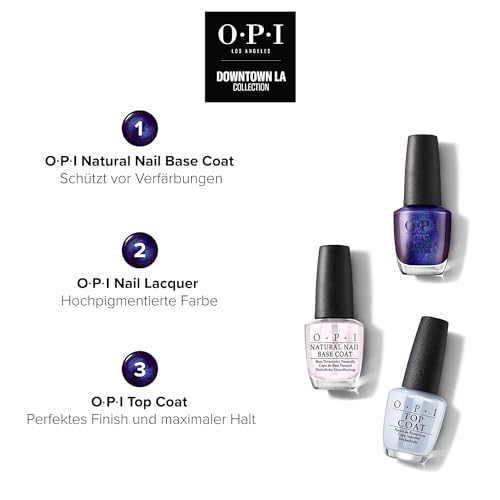 Foto von OPI Downtown L.A. Kollektion – Nail Lacquer Abstract After Dark – Nagellack mit bis zu 7 Tagen Halt – langanhaltender Nagellack mit extra breitem ProWide Pinsel für perfekte Nägel