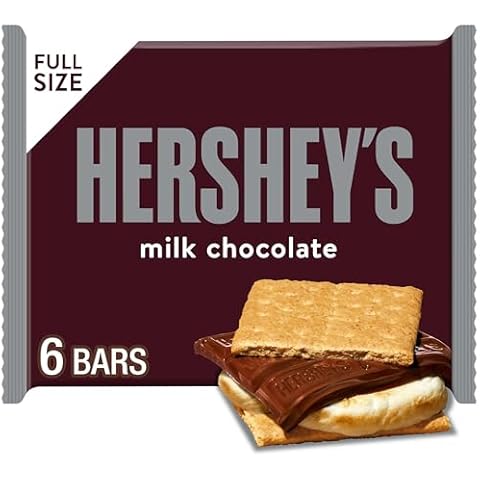 HERSHEY'S Milk Chocolate Candy Bars, 1.55 oz (6 Count) Cover