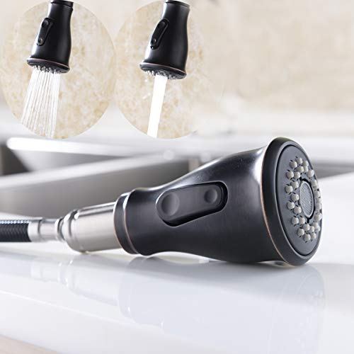 Sprayer Head Male, 3/4 Inch Connector Kitchen Faucet Pull Out Spray Head Replacement Part With O Ring Oil Rubbed Bronze For Delle Rosa Kitchen Faucet #TOP3