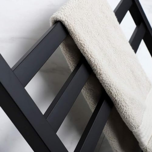 Toallero calefactado de pared con acabado minimalista de barra cuadrada y conexión fija 3