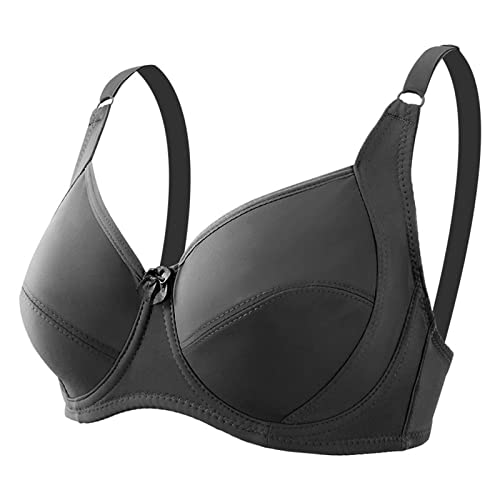 Ofertas Flash de Hoy Sujetadores Sin Aros Ni Rellenos Sujetadores Sin Relleno Sujetador+Sin+Aros+Push+Up Sujetador Comodo Broche Delantero Mejor Sujetador Sin Tirantes Prime Deals