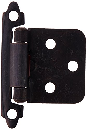 Pair - Cosmas 17139-ORB Oil Rubbed Bronze Hinge Variable Overlay (Pair) [17139-ORB]
