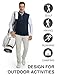 M MAELREG Men's Golf Vest Dry Fit Stretch Moisture Wicking Layer Lightweight Casual Vests Mens Pullover Quarter Zip