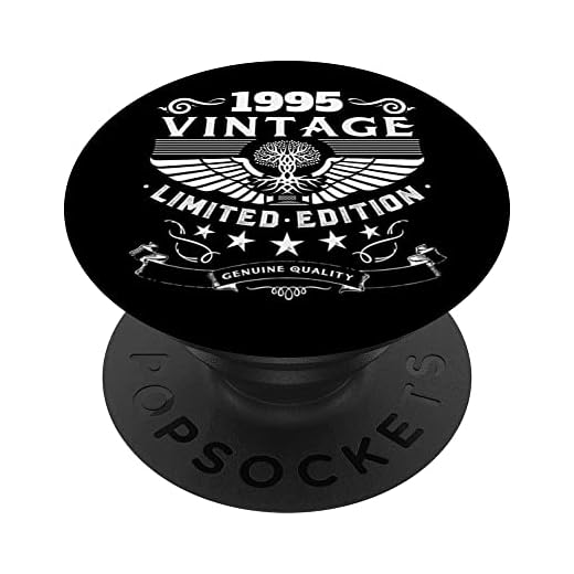 Retro 1995 cumpleaños Popsocket divertido 1995 cumpleaños regalos 1995 PopSockets PopGrip Intercambiable