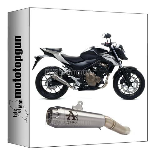 Tubo de escape Arrow Pro-Race con cuerpo de nichrom ligero y fondo de acero Mototopgun 71029PRI