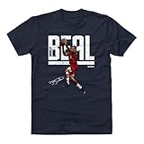 500 LEVEL Bradley Beal Shirt (Cotton, Large, True Navy) - Bradley Beal Hyper W WHT