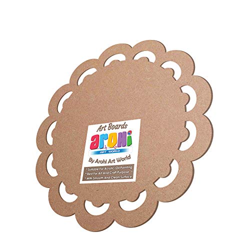 Designer Round MDF Art Board Size: 18x18 Inches Thickness 6mm-image-17