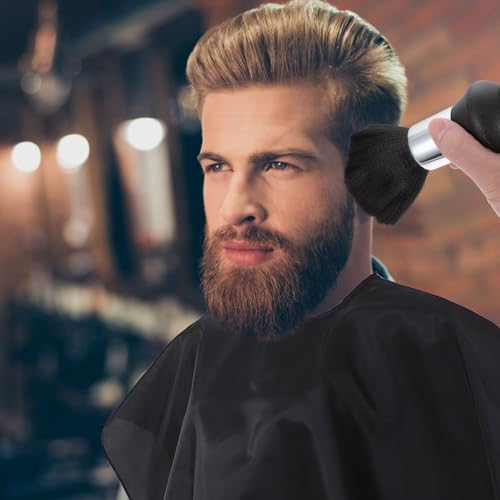 DECHOUS Set de 2 piezas: Capa para corte de cabello y cepillo quitapelusas para cuello, para peluquería profesional y uso doméstico miniatura 6