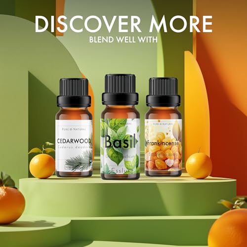 Image of Esslux Grapefruit Essential Oil | 100% Natural Aromatherapy Oil for Skin & Hair | Perfect for Diffusers, Soap Making, and DIY Projects | Refreshing Scent for Uplifting Moments, 15 ML